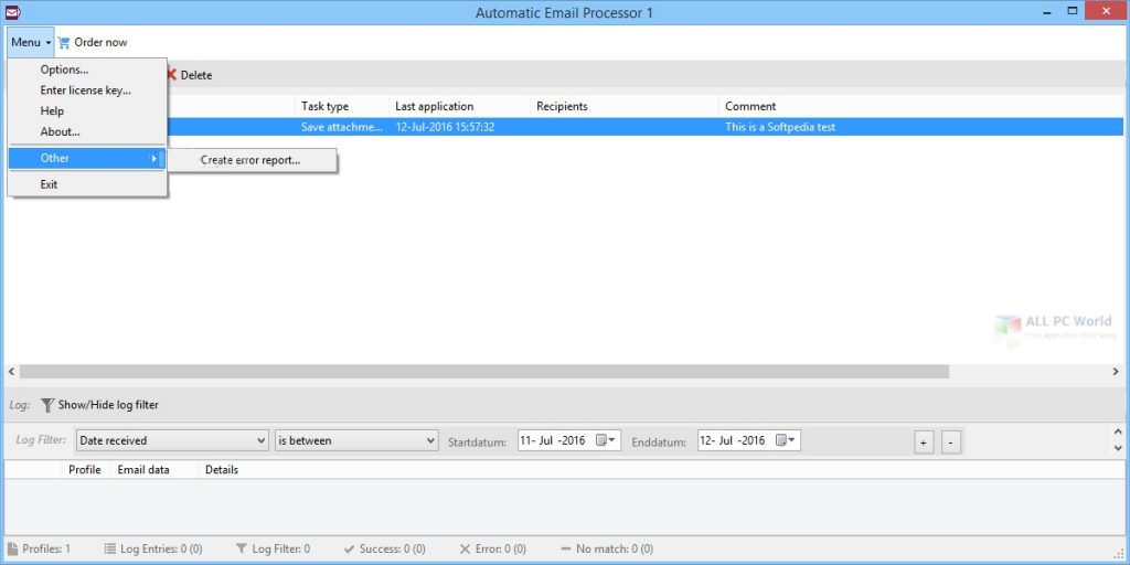 Procesador de correo electrónico automático Ultimate 2.13 Versión completa