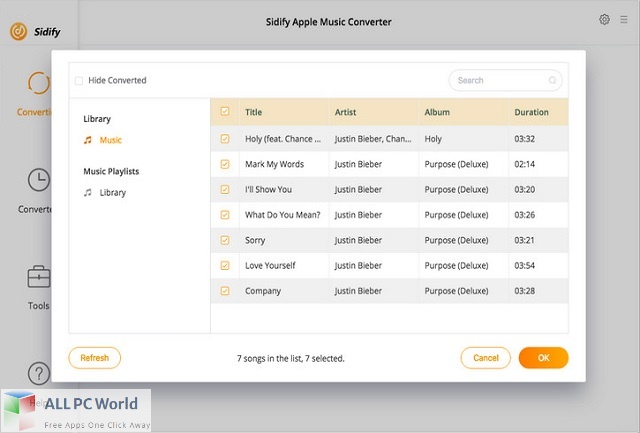 Sidify Apple Music Converter para descarga gratuita